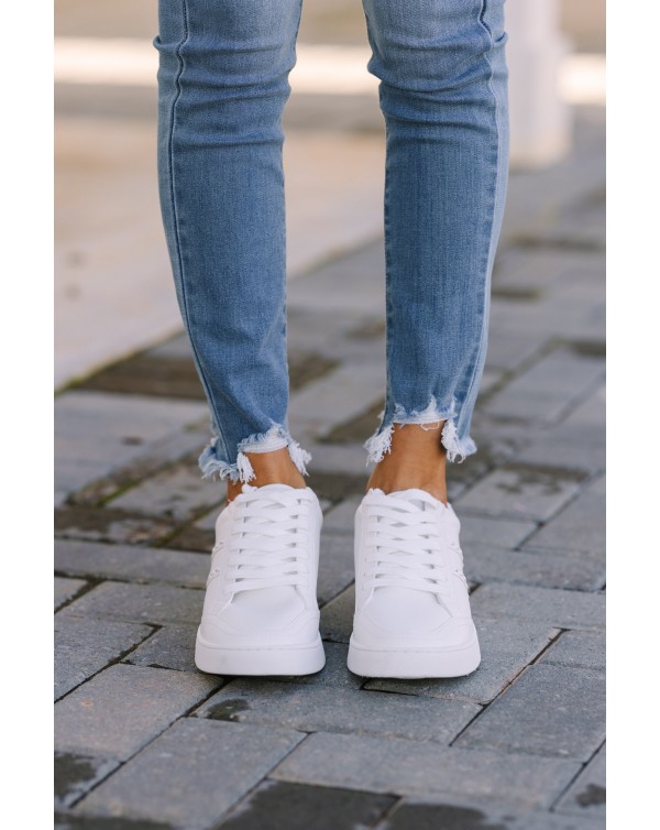 Let's Get Together White Sneakers