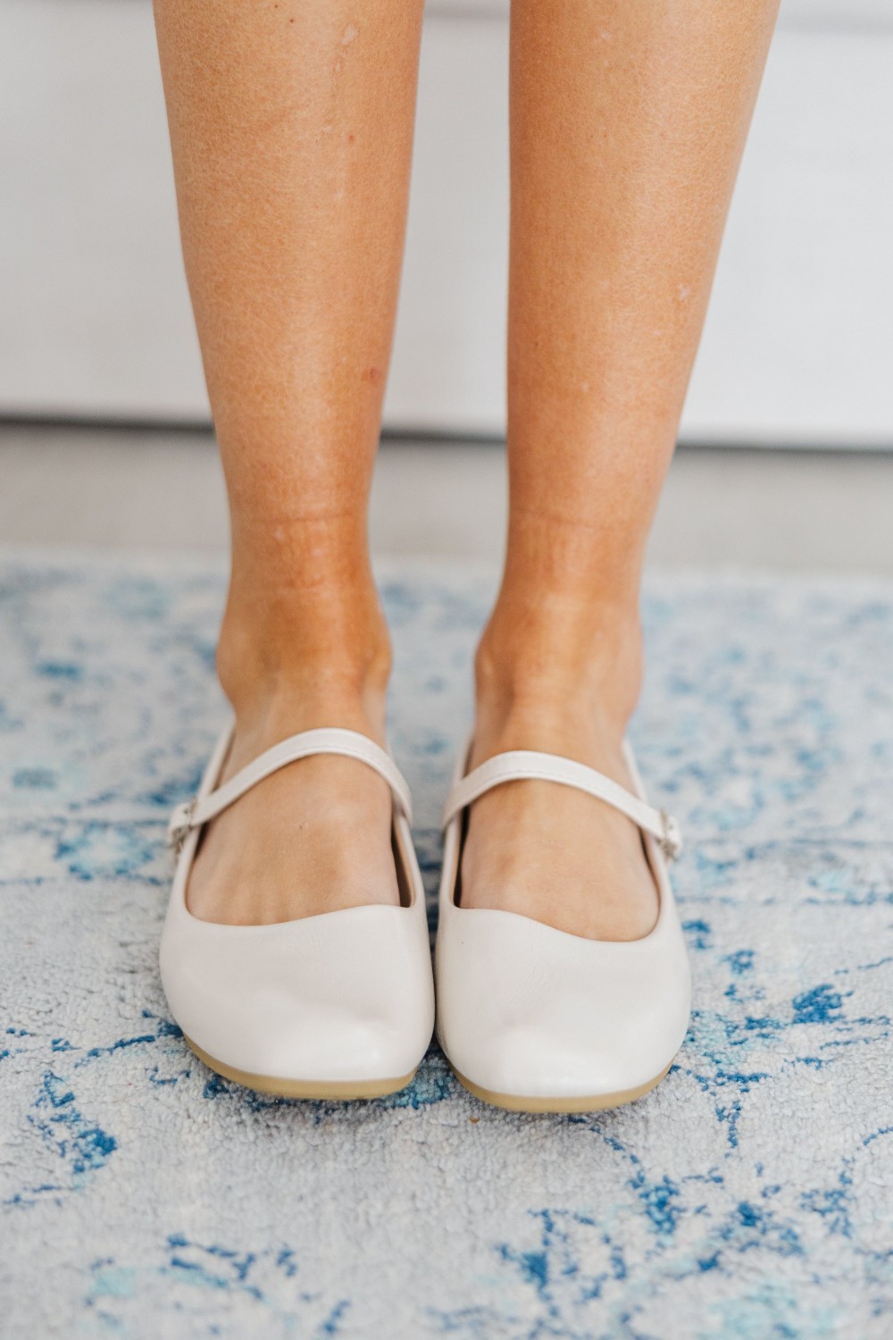 Reinvent Yourself Ivory White Flats