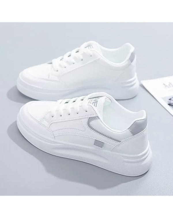 Little White Shoes Female 2023 New Spring And Autumn Season Thick Sole Ins Fashion Versatile Small Sport Casual Board Shoes Female