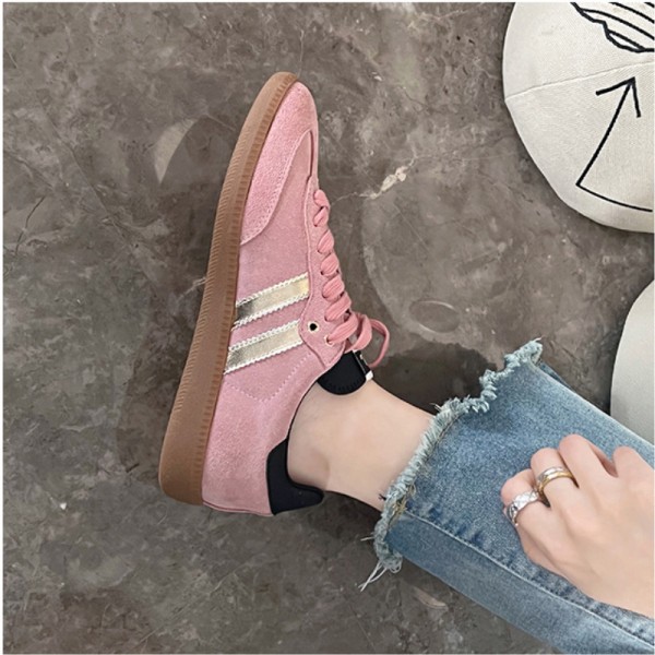 Grape Mom's Same Genuine Leather Little White Shoes For Women 2023 New Classic Round Head Vintage Plate Shoes Lace Up Flat Bottom German Training Shoes